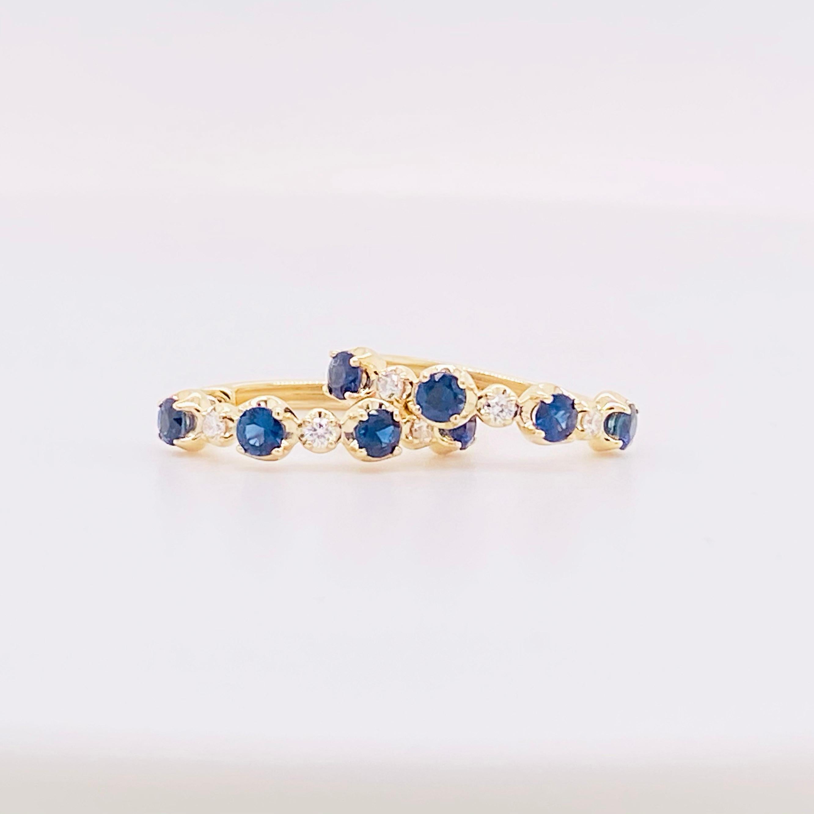 sapphire earrings gold