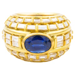 Sapphire Dome Rings