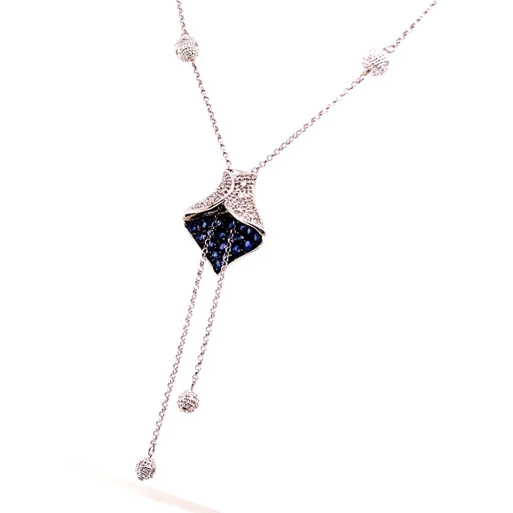 Natural Finely Faceted Quality Sapphire Diamond Necklace 1.30 TCW Women Certified $3,950 822574

This is a Unique Custom Made Glamorous Piece of Jewelry!

Nothing says, “I Love you” more than Diamonds and Pearls!

This Sapphire necklace has been