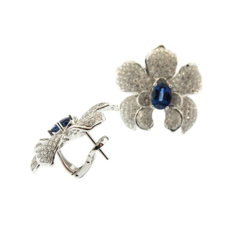 Convertible Orchid Sapphire Earrings