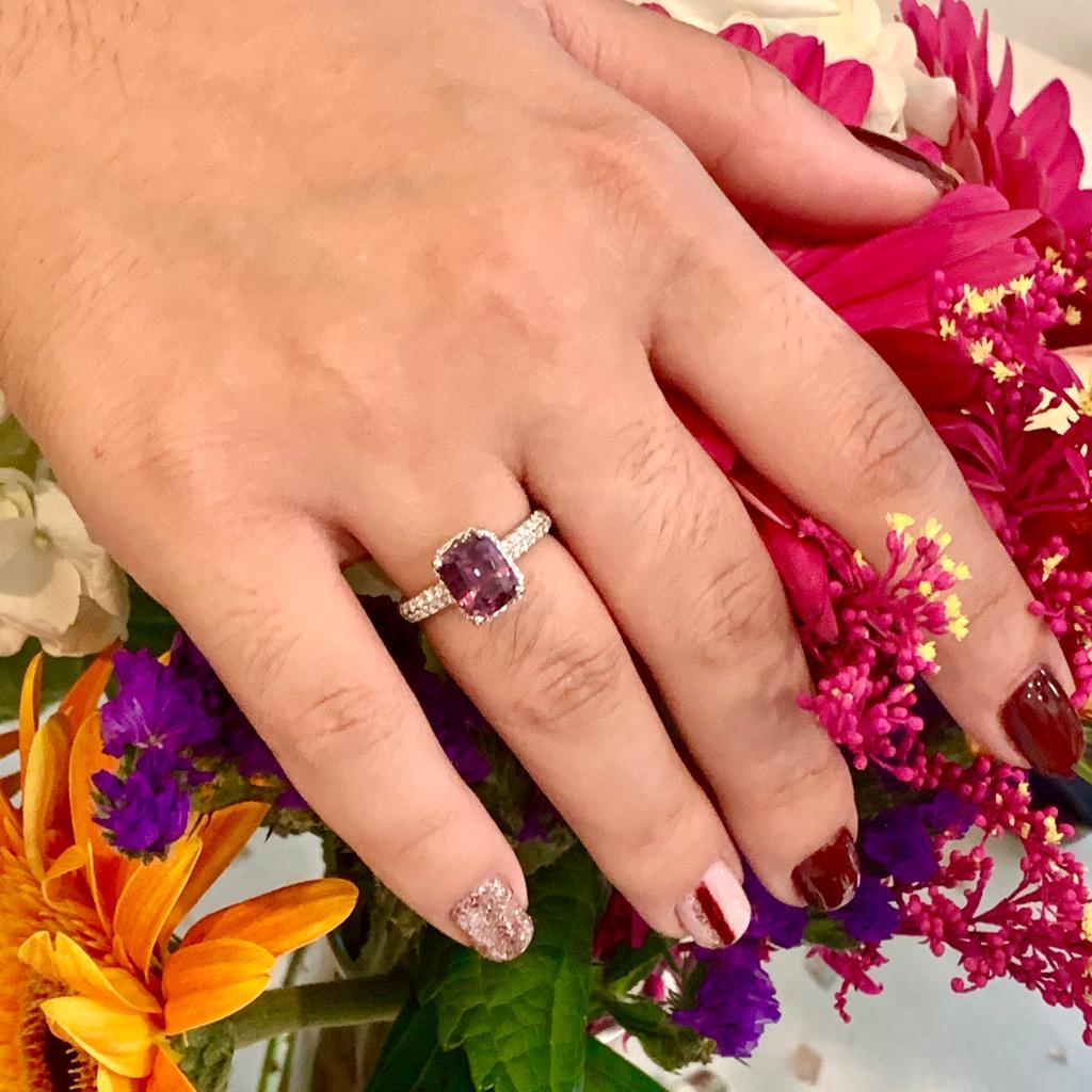 Natural Finely Faceted Quality Sapphire Diamond Ring 18k Gold Women 3.027 TCW Certified $3950 913126

This is a Unique Custom Made Glamorous Piece of Jewelry!

Nothing says, “I Love you” more than Diamonds and Pearls!

This Sapphire ring has been