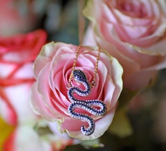 Diamond Serpent Necklace