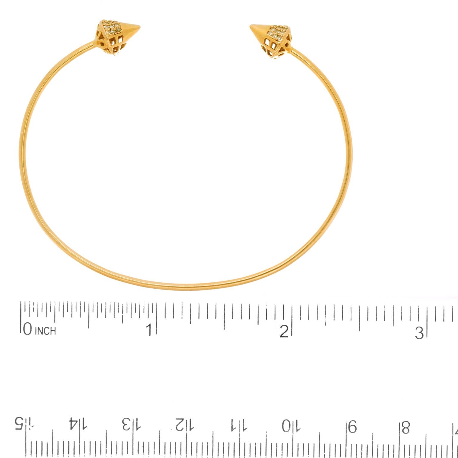 Women's or Men's Diamond-set Acorn Bracelet For Sale
