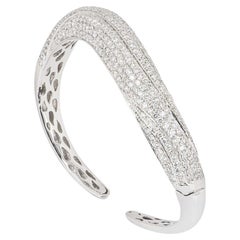 Diamond Set Bangle 6.98 Carat