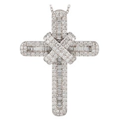 Diamond Set Cross Pendant