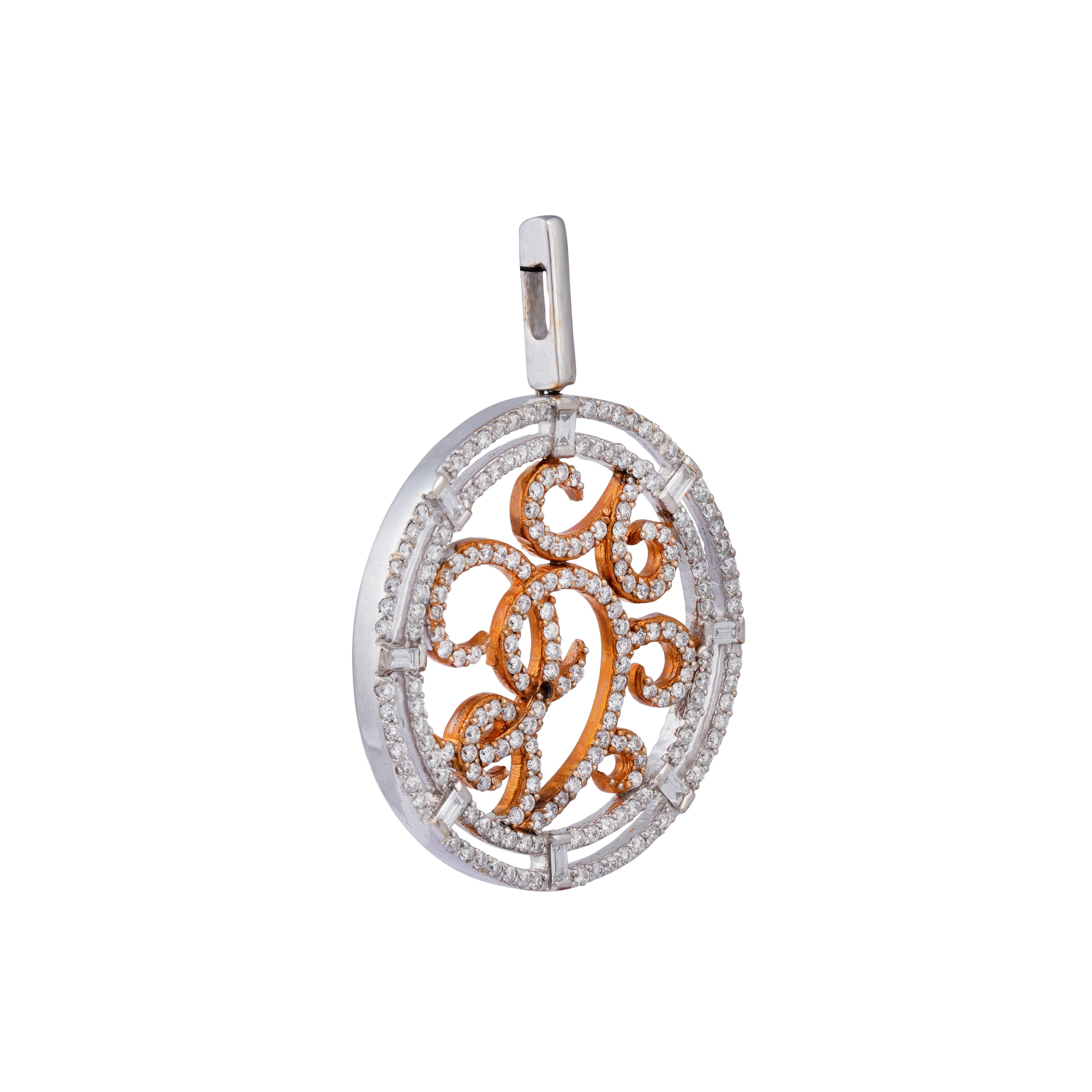 Diamante  pendente Set di orecchini in oro 18 carati In condizioni Nuovo in vendita a New York, NY