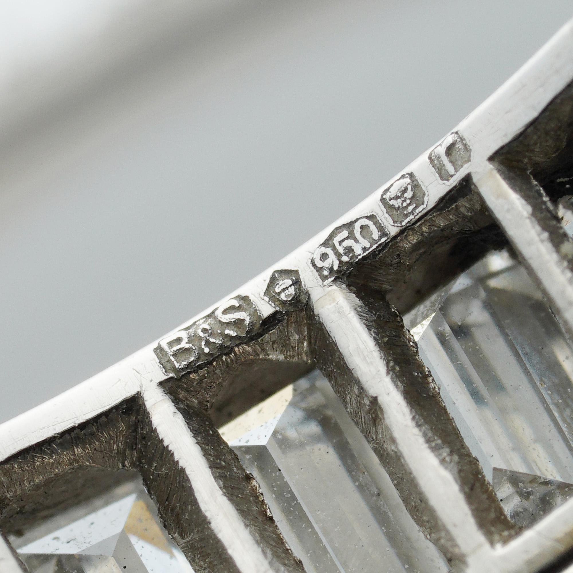Baguette Cut Diamond-Set Full Eternity Ring For Sale