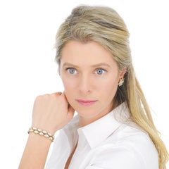 Diamond Set Gold and Platinum Bracelet