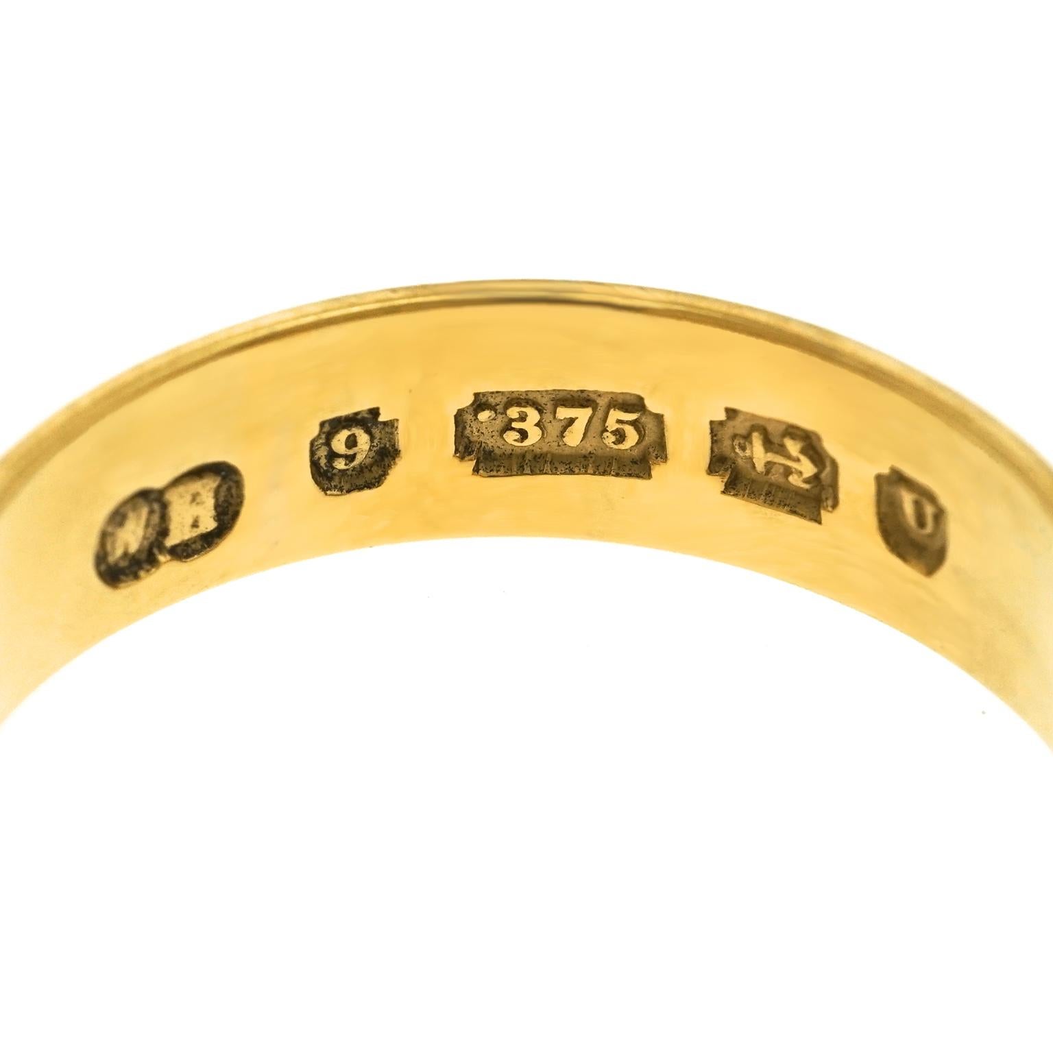 Women's or Men's Diamond Set Gold Buckle Ring