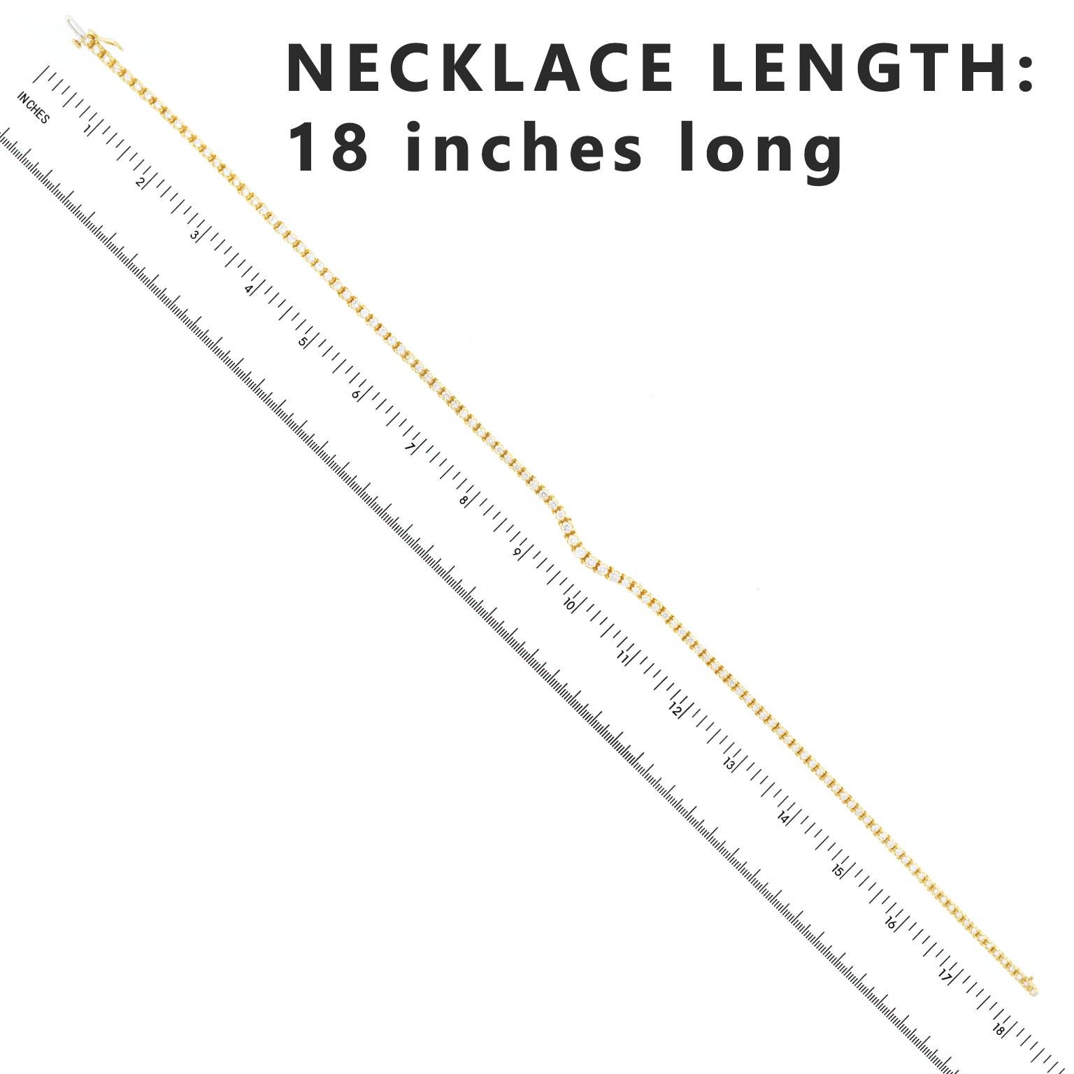 Diamond-set Gold Riviere Necklace 2
