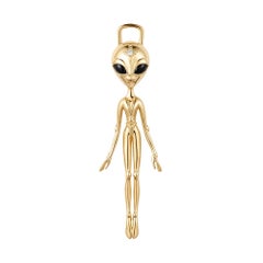 Diamond Set in 18K Vermeil Gold – She’s an Alien