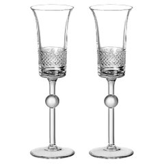 Set aus 2 Champagnerkelchen mit Diamanten von Claire Le Sage