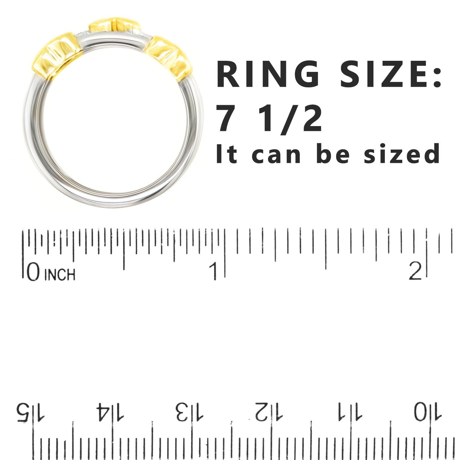 Brilliant Cut Diamond-Set Pop Art Heart Ring