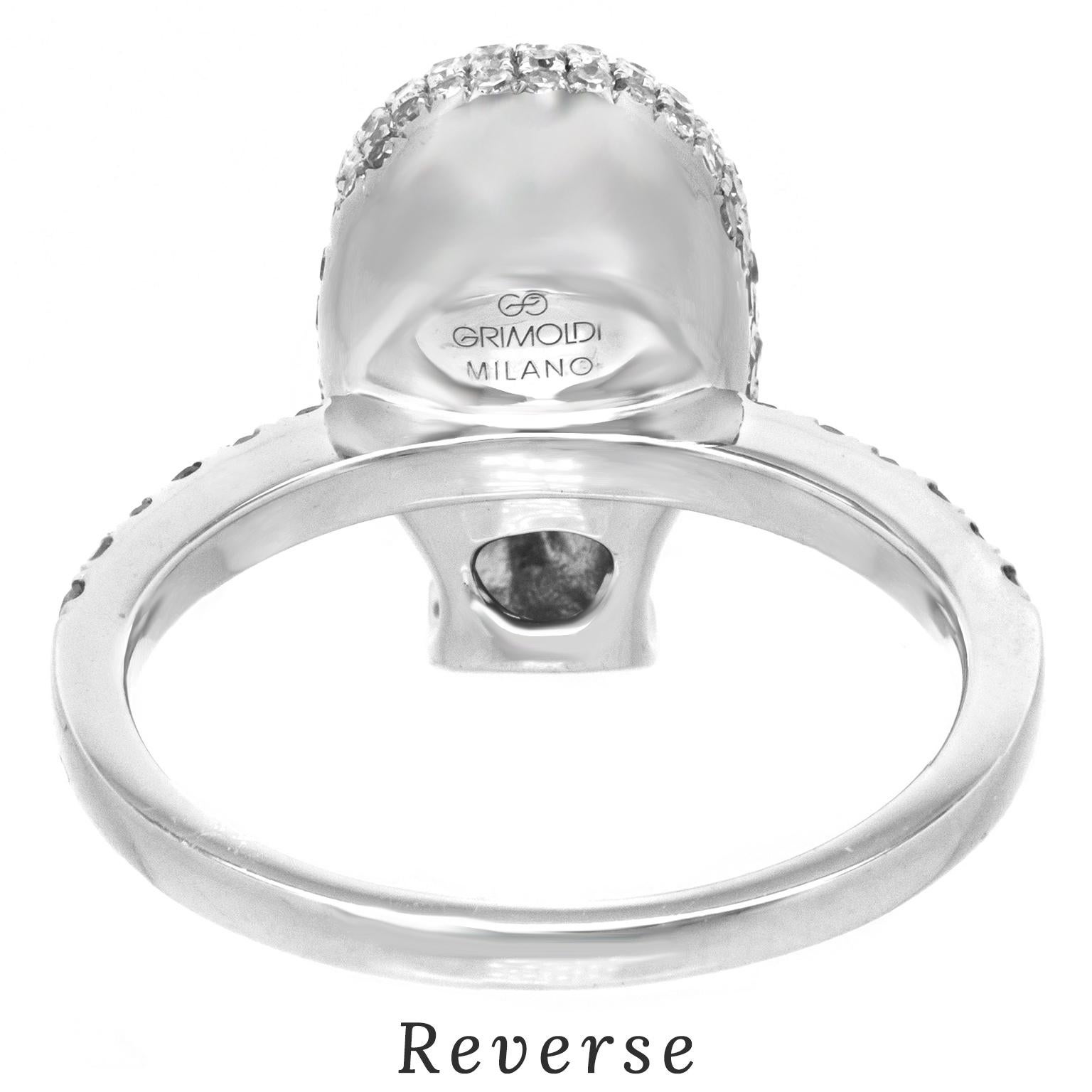 Diamond-set Skull Ring 4