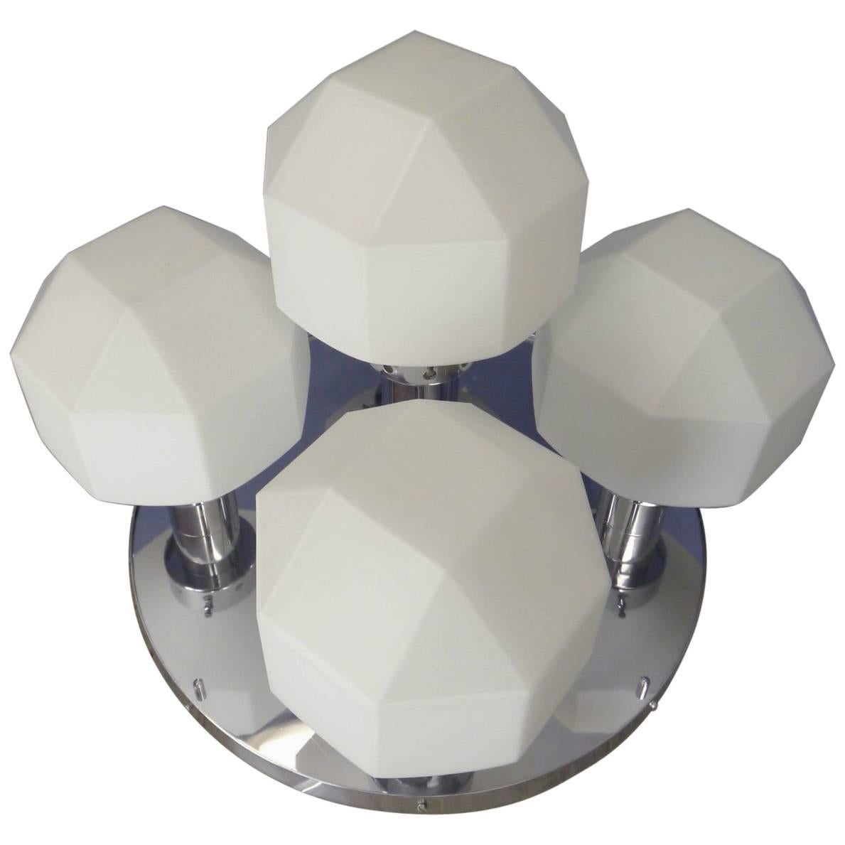 Wand-/Hanging-Lampe in Diamantform, um 1970 im Angebot