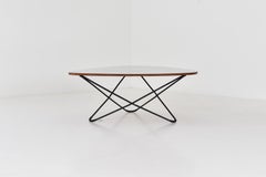 Diamond Shaped Coffee Table by Florent Lasbleiz for Airborne, France 1954