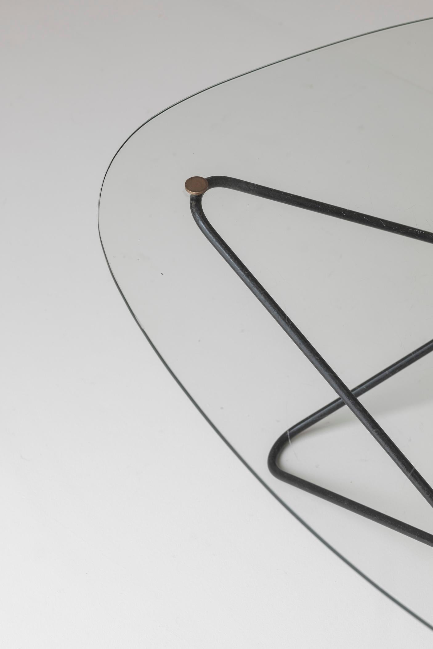 Diamond Shaped Coffee Table by Florent Lasbleiz for Airborne, France 1954 For Sale 1