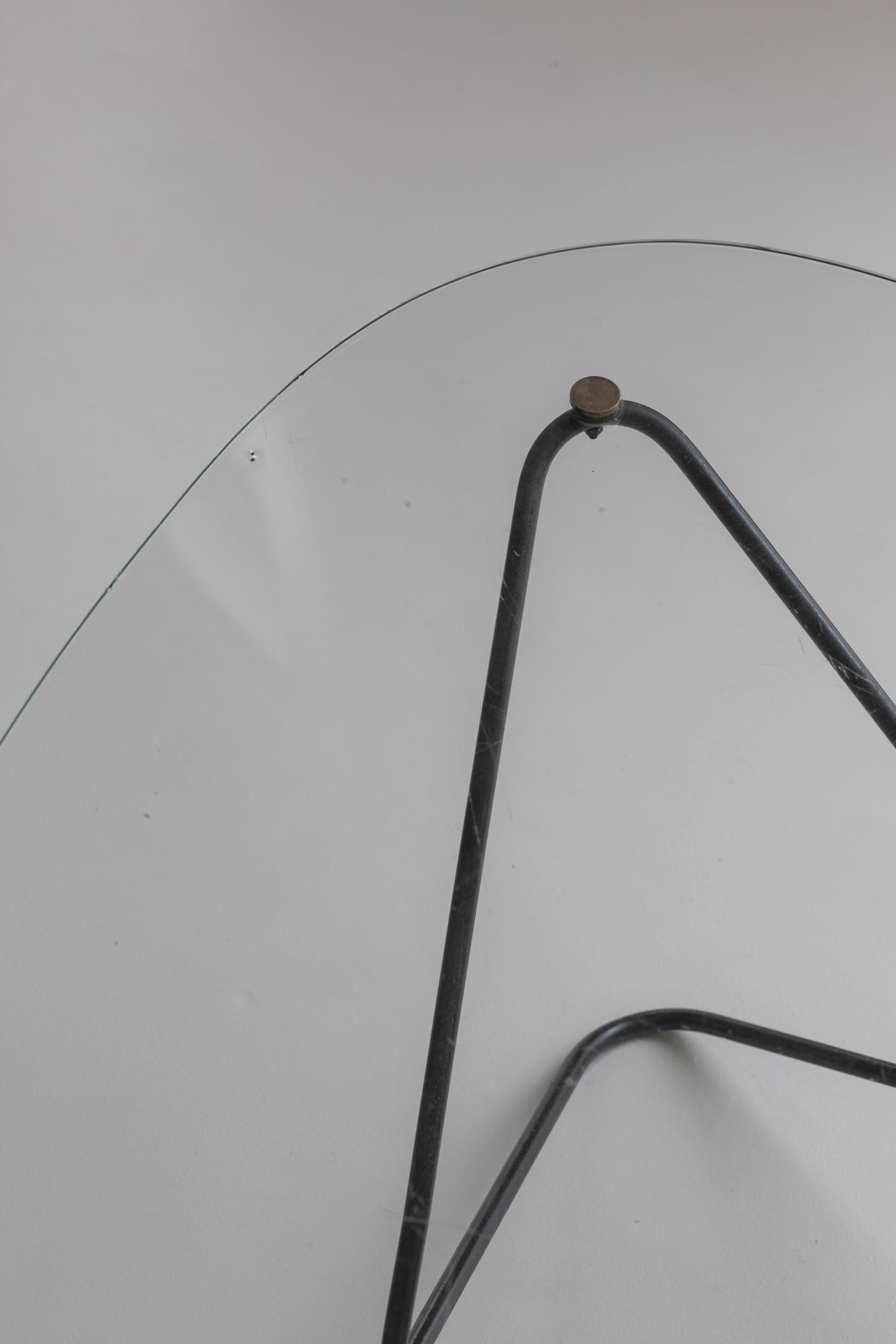 Diamond Shaped Coffee Table by Florent Lasbleiz for Airborne, France 1954 For Sale 2