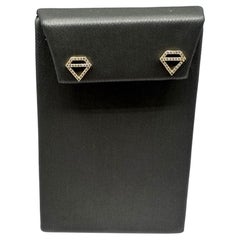 Diamant-Ohrringe in Diamantform aus 14kt Gelbgold - 0,17ctw GH SI, 8,7mm