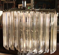 Diamond Shaped Waterfall Prism Chandelier