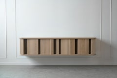 Diamond Sideboard in White Oak and Antique Bronze by Simon Johns