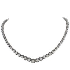 Diamond Gold and Silver Choker Necklace