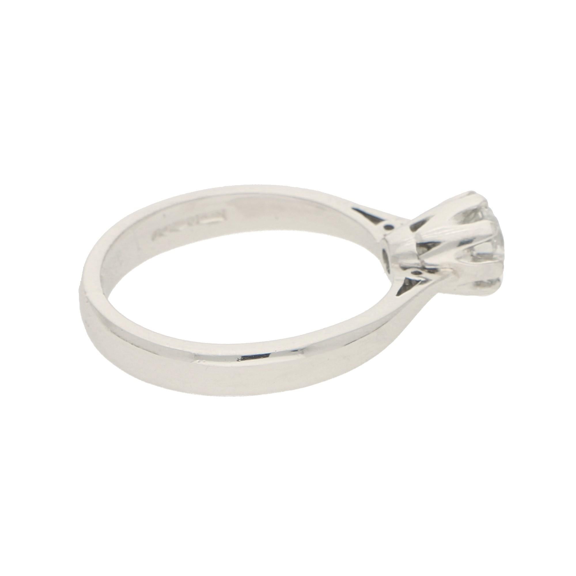 single solitaire ring
