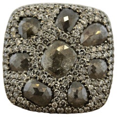 Diamond “Slice” Gold Cocktail Ring