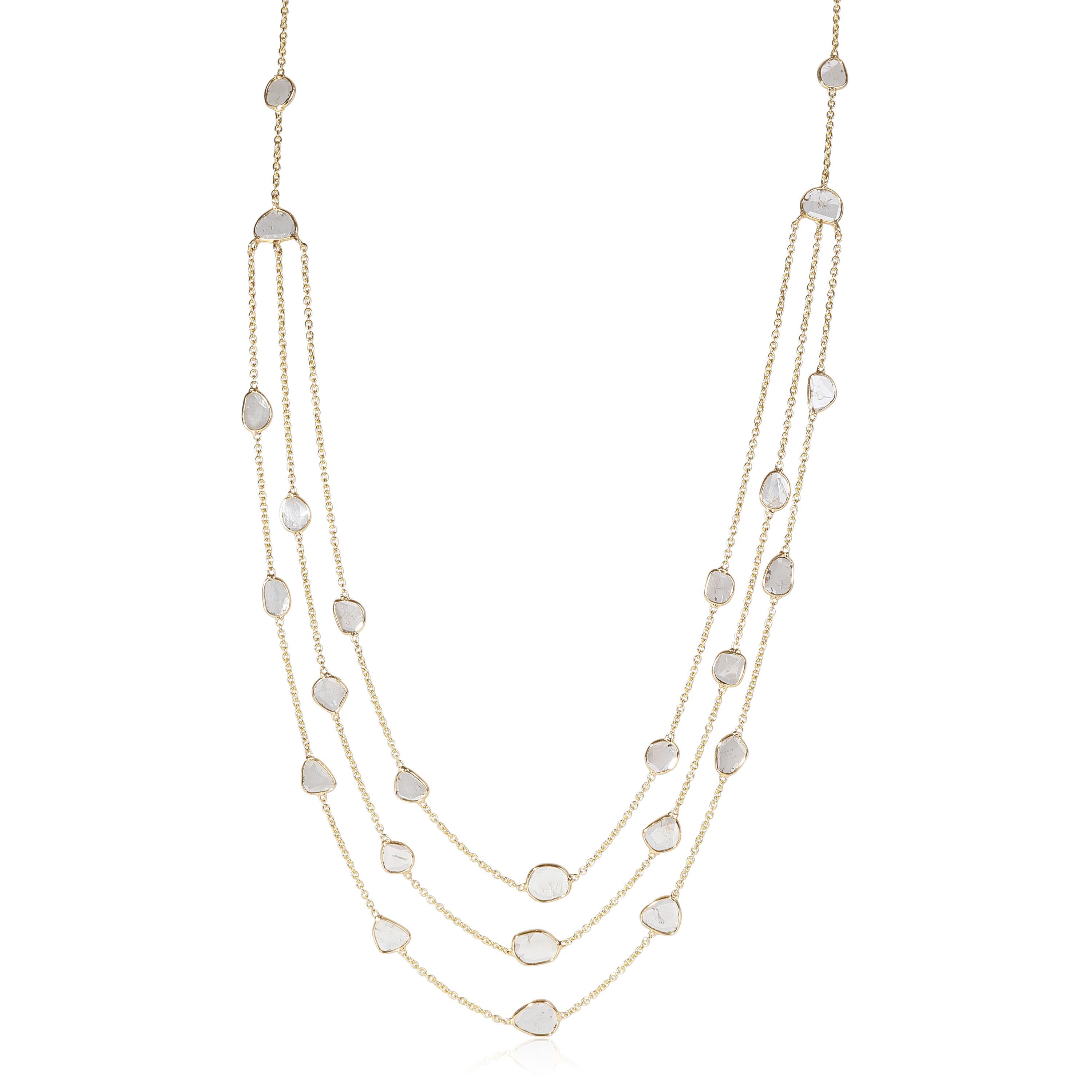 Diamond Slices Three Layered Drape Necklace in 18K Yellow Gold 2.85 Ctw

PRIMARY DETAILS
SKU: 120803
Listing Title: Diamond Slices Three Layered Drape Necklace in 18K Yellow Gold 2.85 Ctw
Condition Description: Retails for 2995 USD. Never Worn /