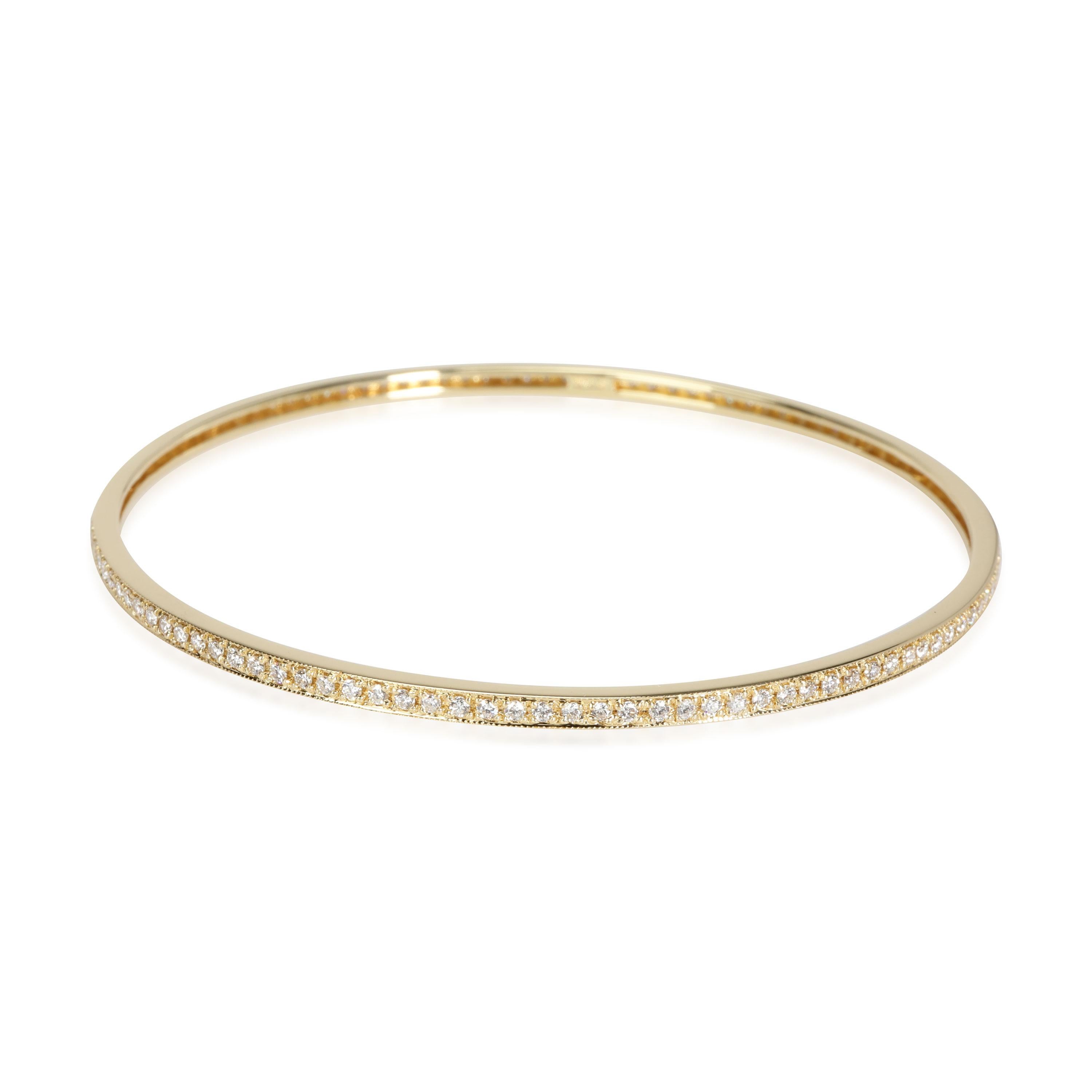 Diamond Slip On Bangle in 18k Yellow Gold 1.75 CTW

PRIMARY DETAILS
SKU: 117280
Listing Title: Diamond Slip On Bangle in 18k Yellow Gold 1.75 CTW
Condition Description: Retails for 2995 USD. In excellent condition and recently polished. Fits a 7.5