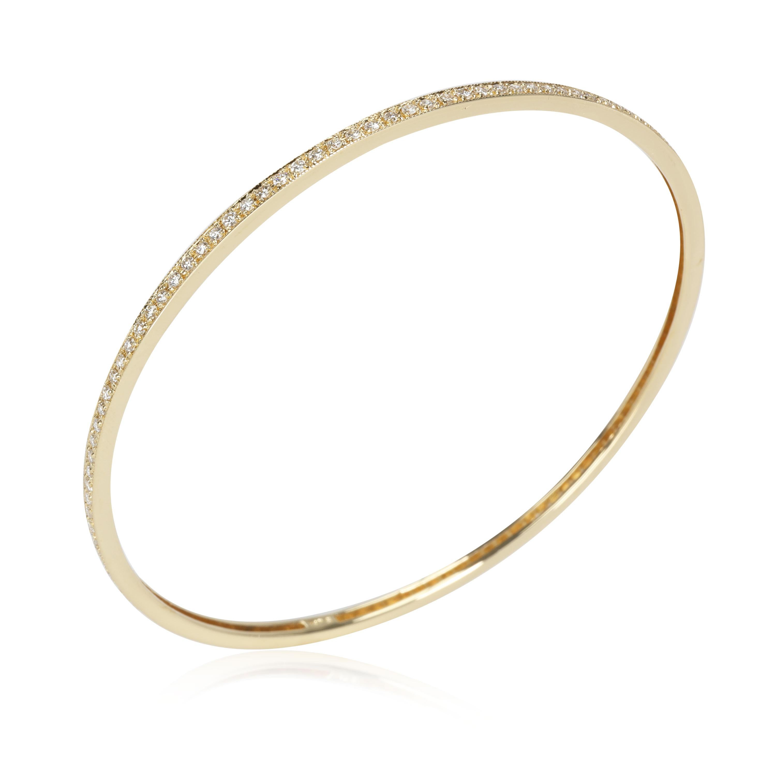 Diamant-Slip-Armreif aus 18k Gelbgold mit 1,75 Karat Damen