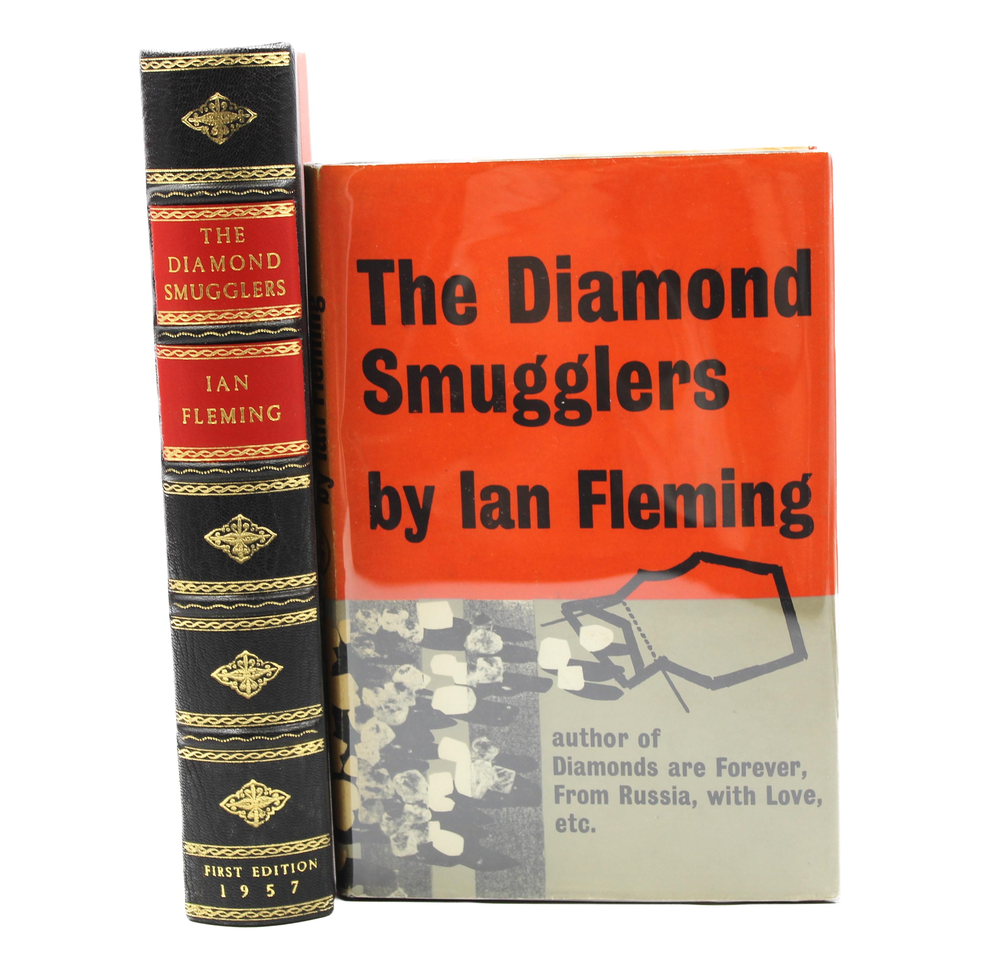 « Diamond Smugglers » de Ian Fleming, première édition, avec housse, 1957 en vente 5