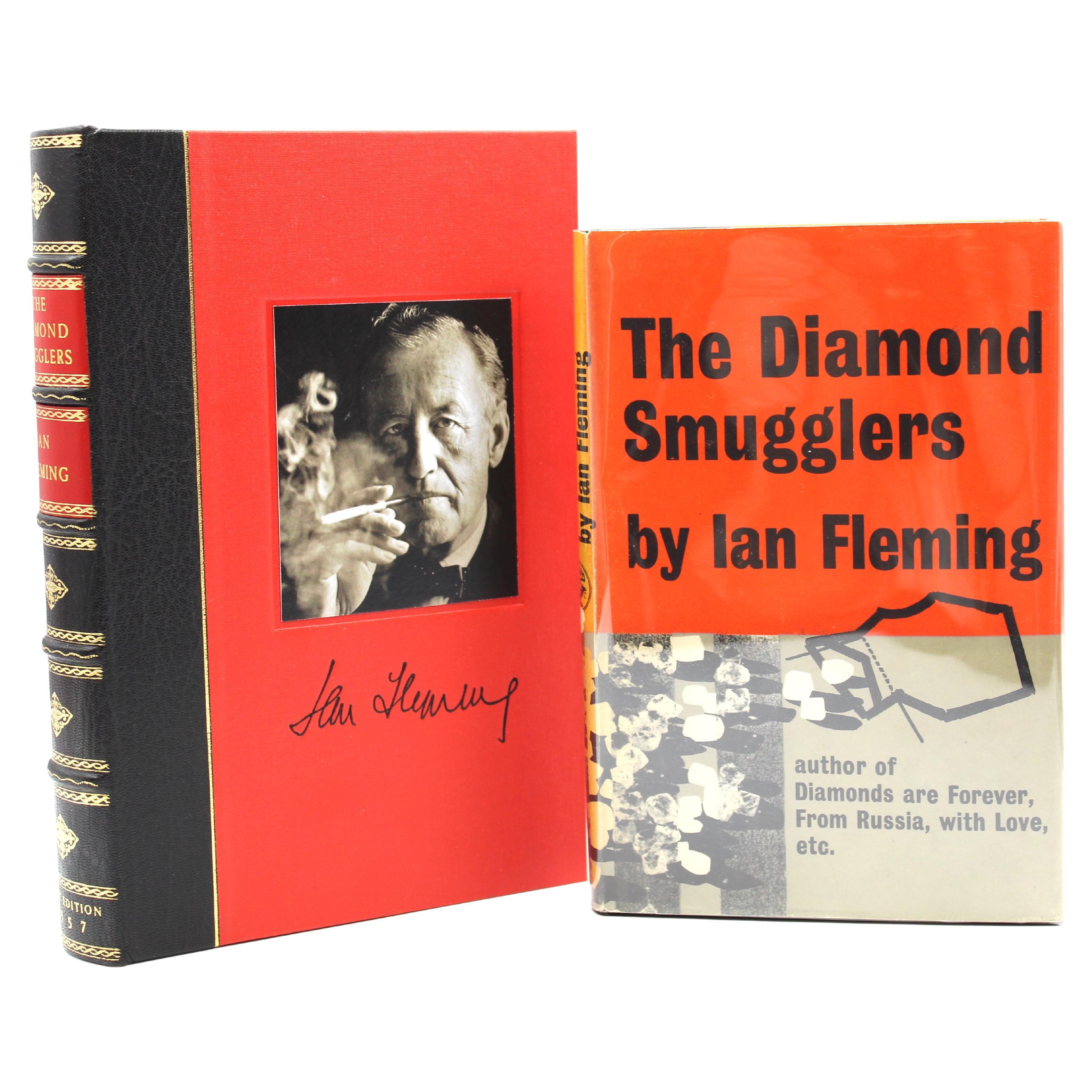 « Diamond Smugglers » de Ian Fleming, première édition, avec housse, 1957