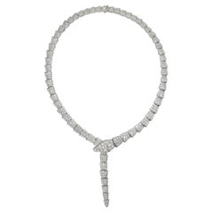 Diamond "Snake Design" Necklace