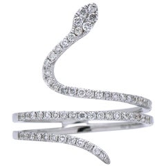 Diamond Snake Ring