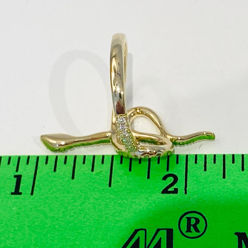 For Sale:  Diamond Snake Wrap Ring 1/2 Carat in 14K Gold LR52621 6