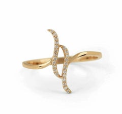 Diamond Solid 14k Gold Ring Engagement Ring Dainty Diamond Jewelry Wedding Gift.