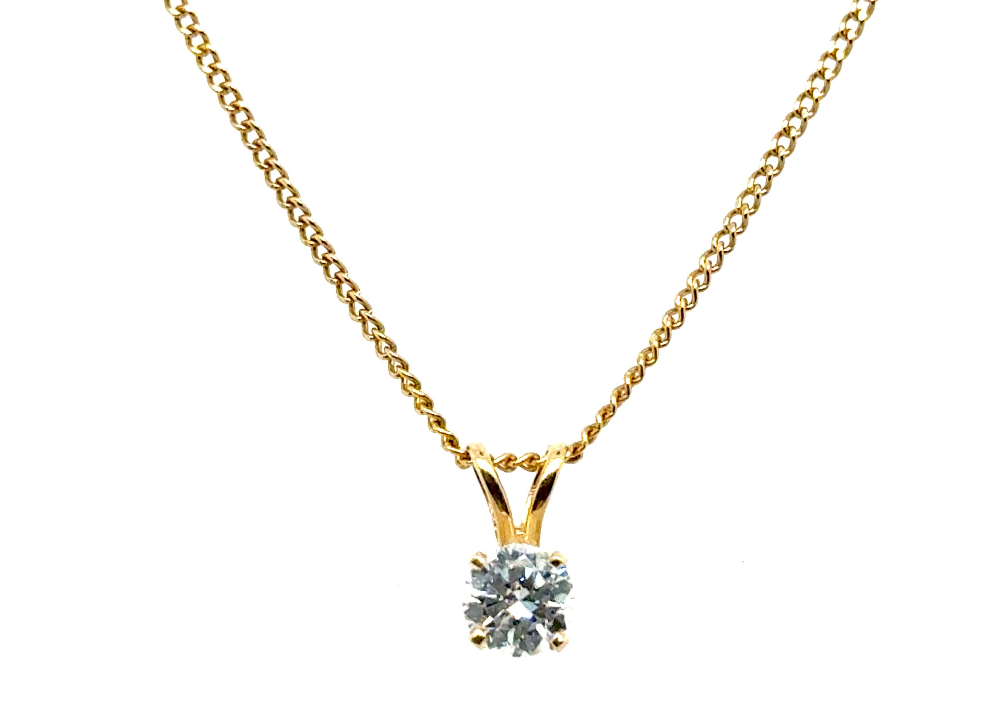 Pendentif diamant solitaire Brilliante .36ct Mined Round Brilliant 14K Yellow Gold


Diamant rond de taille brillant authentique F VS2 de 0,36 carats, de couleur naturelle. 

Fabriqué avec soin en or jaune 14 carats

100% de véritables diamants
