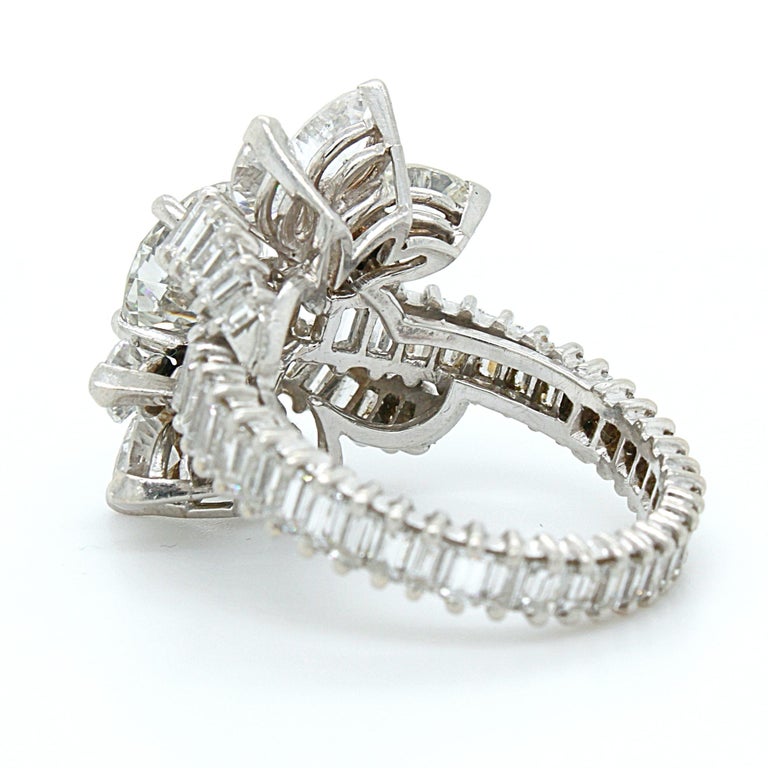 Diamond Solitaire Cocktail Ring, ca. 2.2ct, G/H-VS, 1970s For Sale at ...