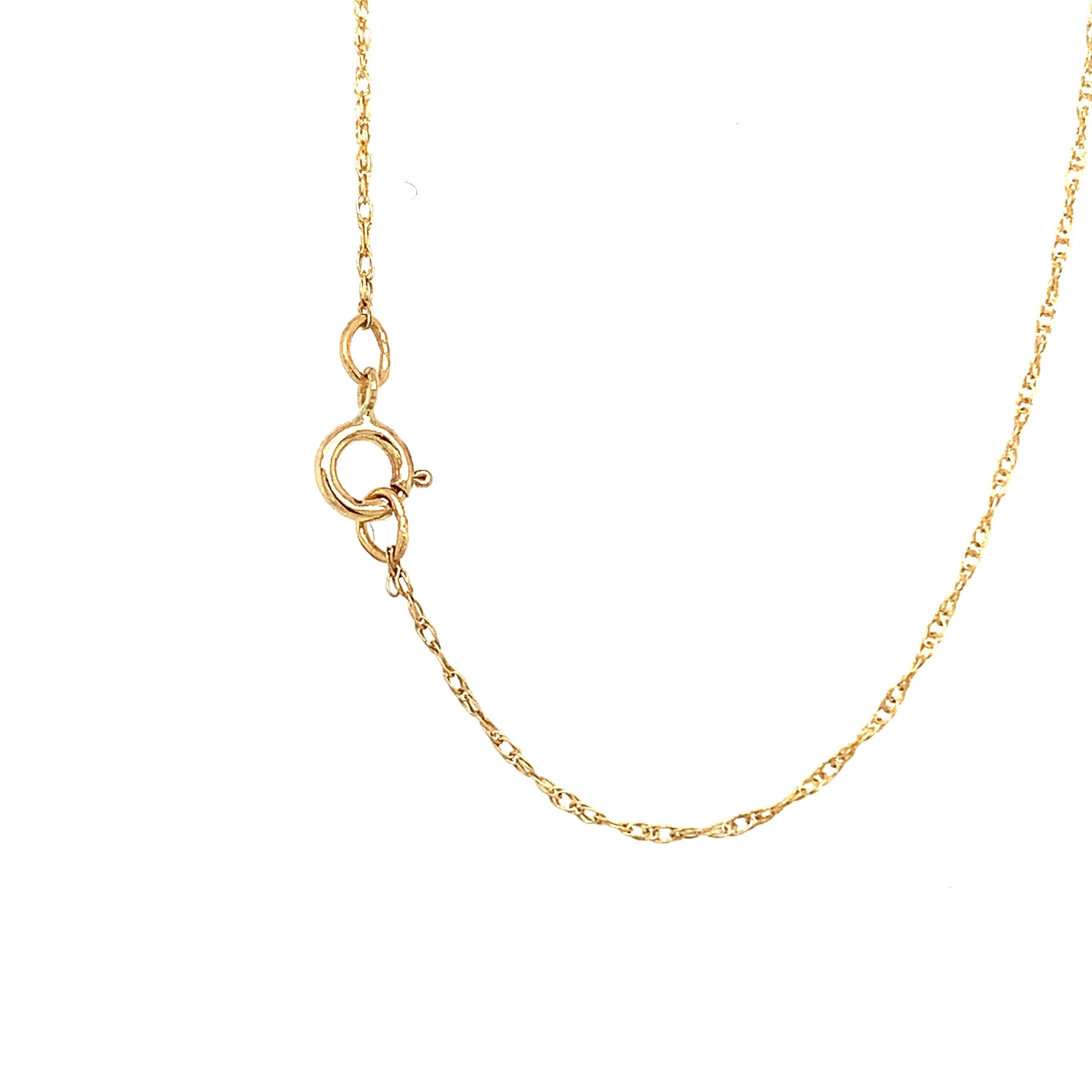 De las mujeres Colgante solitario de diamantes oro amarillo en venta