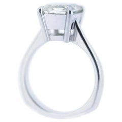 Diamond Solitaire, Emerald Cut, 5 Carat