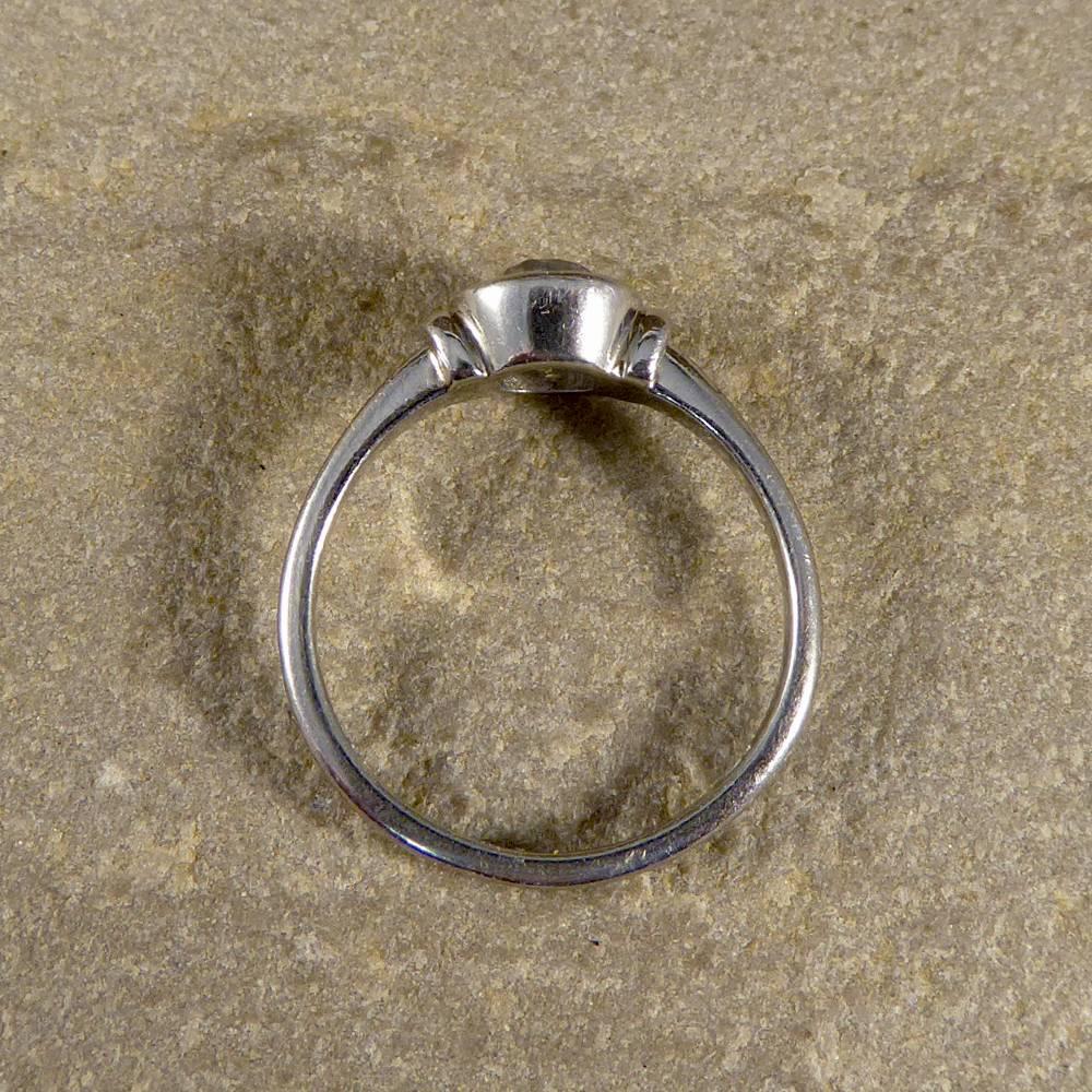Diamond Solitaire Engagement Ring in Platinum 0.87 Carat 3