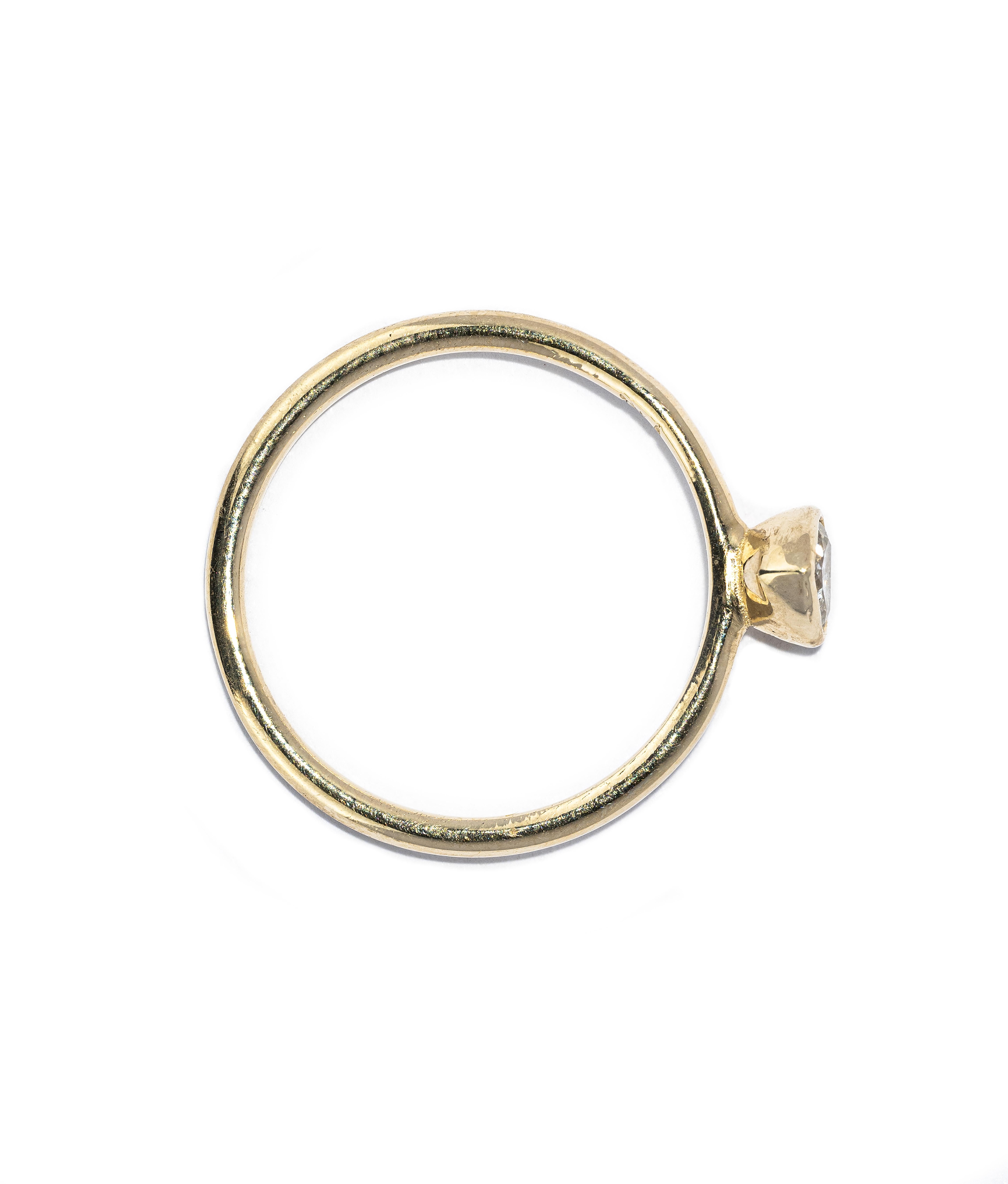 Diamant Solitär-Ring in Herzform mit Diamant im Zustand „Neu“ im Angebot in Miami, FL