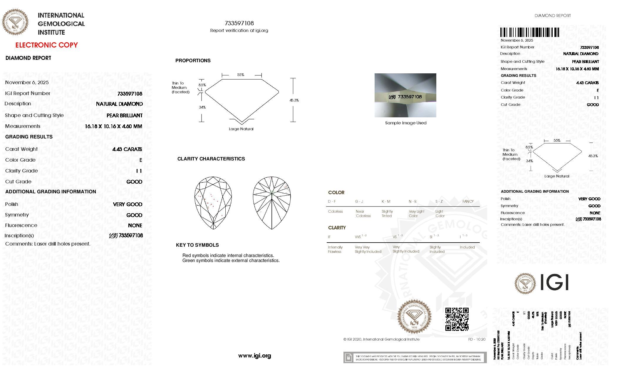 Diamant Solitär Anhänger Halskette 18
