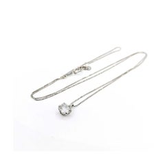Collar Colgante Solitario de Diamantes en 850pt