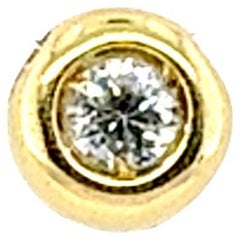 Collana con ciondolo solitario Diamonds Mine 1/4ct 18K con catena fluttuante e scomparsa