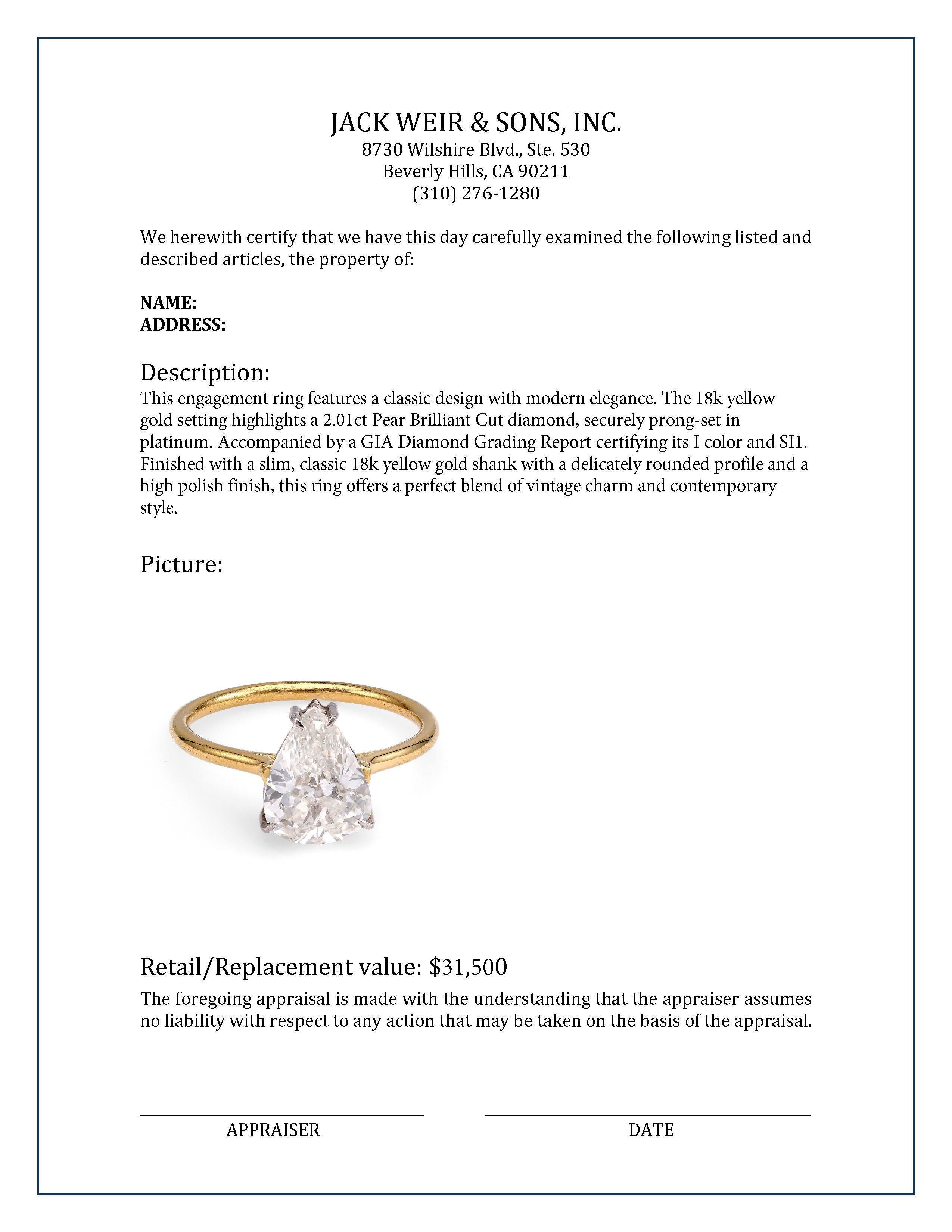 Diamond Solitaire Ring For Sale 1