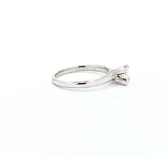 Diamond Solitaire Ring in 14k White Gold