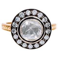 Diamant Solitär-Ring im Art-déco-Stil