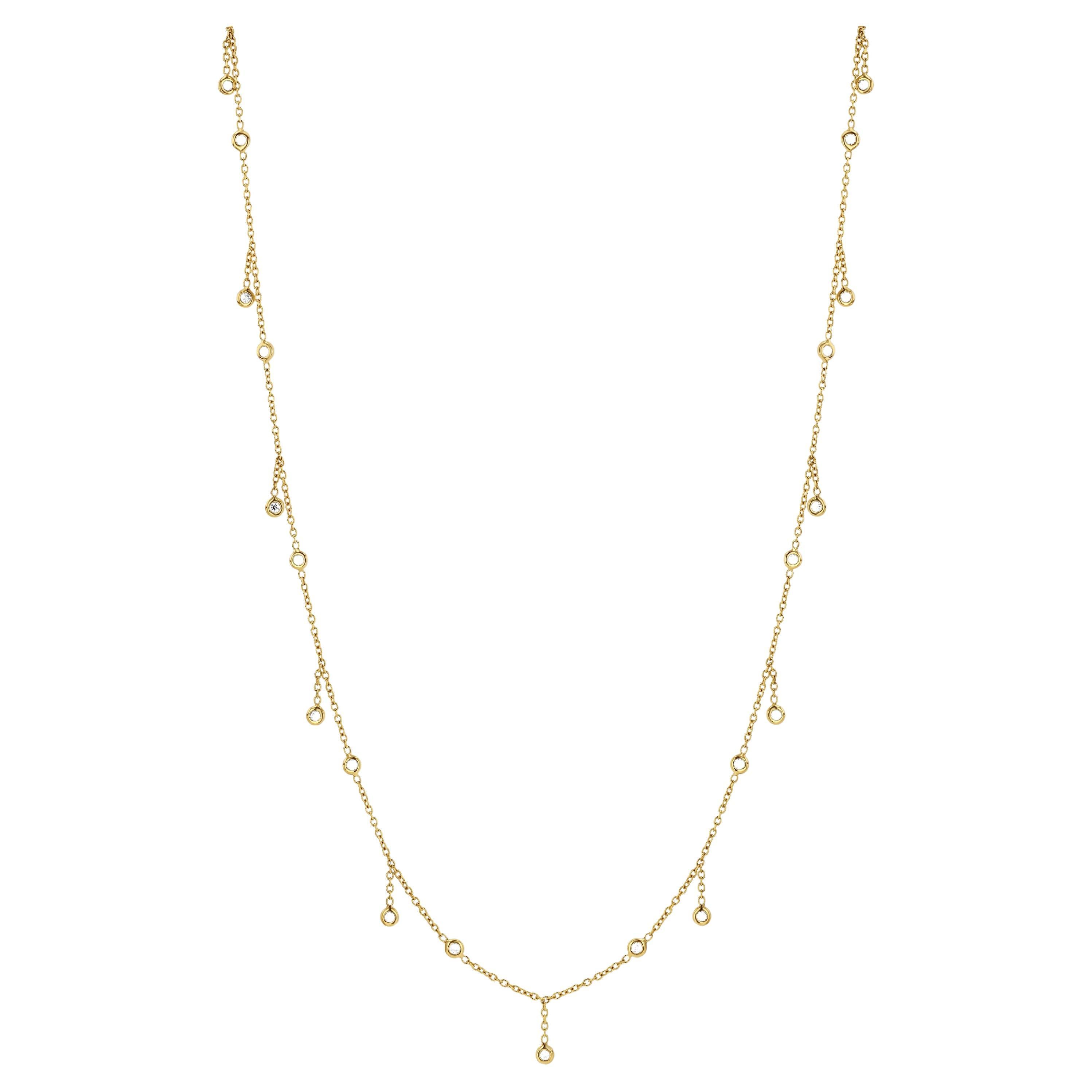 Collier d'espacement à diamants